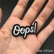 Cartoon Badges Clothes Embroidery Patch Applique Diy Sewing Decorative Ironing Patches For T-Shirt Stripes Clothing Stickers