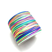 50Yards/Roll 0.8mm Nylon Cord Thread Chinese Knot Macrame Cord Bracelet Braided String DIY Tassels Beading String Thread