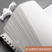8K/16K/A4 50 Sheets Thicken Paper Sketch Book Student Art Painting Drawing Watercolor Book Graffiti Sketchbook School Stationery