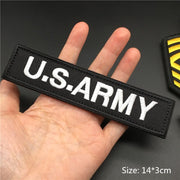 3D Tactical Badge Military Patches for Clothing Blood Type US Army Stripes on Clothes Backpack Applique Spain Flag Embroidered
