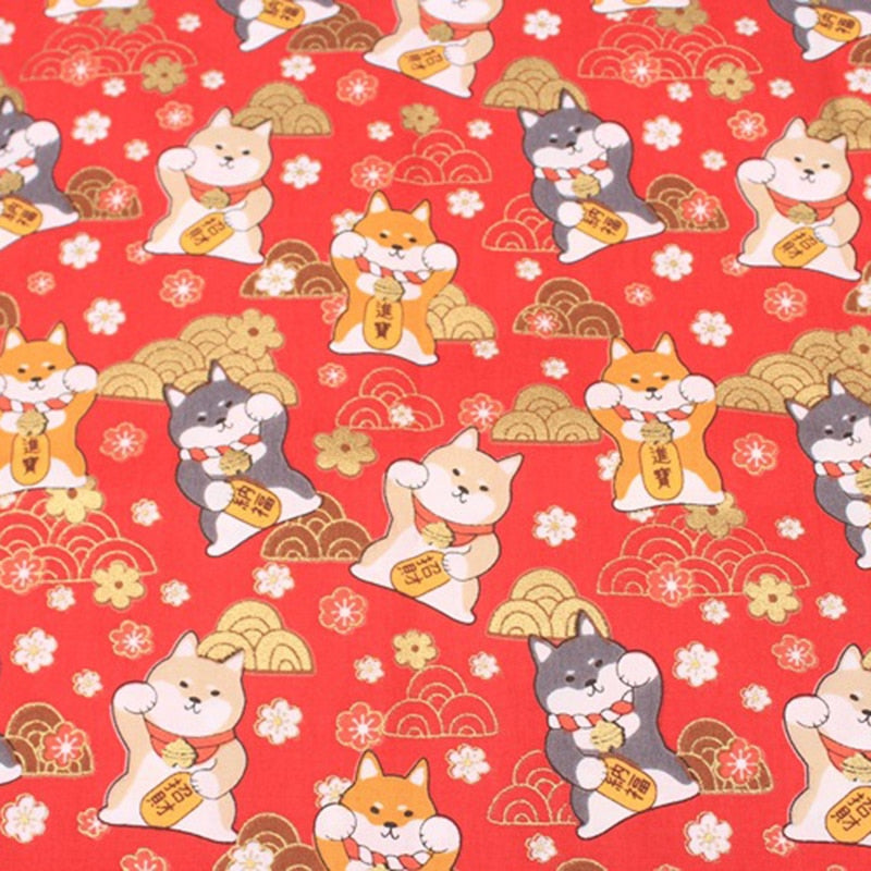 DIY 35x50CM Multicolor Japan Zephyr Pattern Cotton Pur-cut Patchwork Japanese Fabric Sewing Quilting Crafts for Handmade