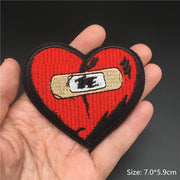 Cartoon Badges Clothes Embroidery Patch Applique Diy Sewing Decorative Ironing Patches For T-Shirt Stripes Clothing Stickers