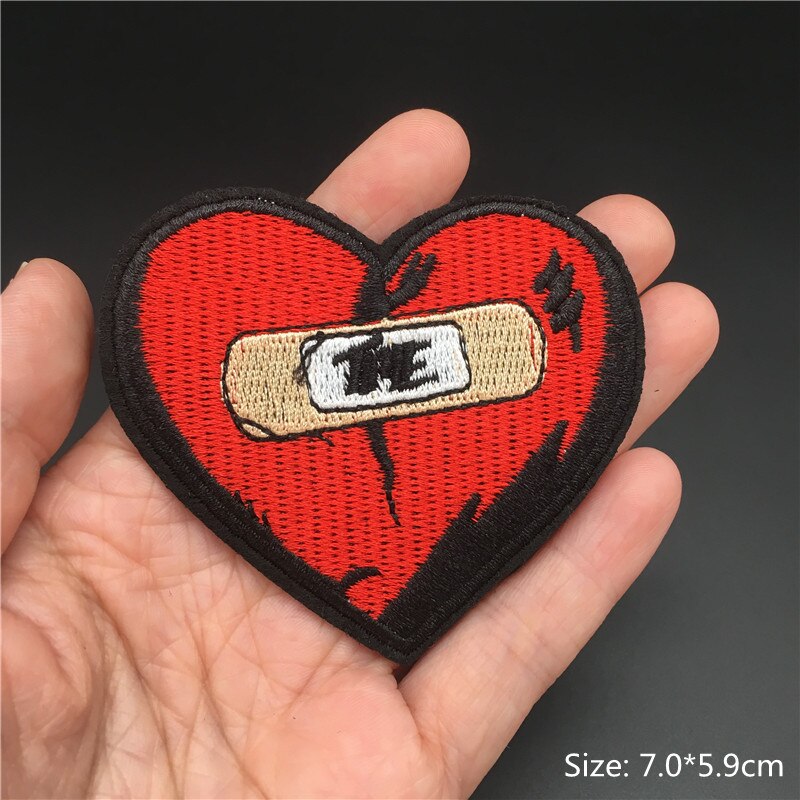 Cartoon Badges Clothes Embroidery Patch Applique Diy Sewing Decorative Ironing Patches For T-Shirt Stripes Clothing Stickers