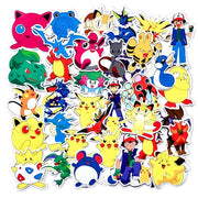 Funny joy pokemon toy graffiti sticker skateboard mobile phone autocollant tablet computer Pikachu stickers PVC pegatinas