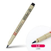 1Pc Pigma Micron Porous Point Pen Soft Brush Drawing Pen Liner Fineliner Sketch Needle Pen 005 01 02 03 04 05 08 1.0 Art Markers