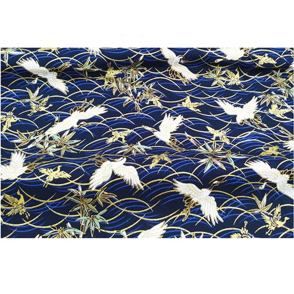 DIY 35x50CM Multicolor Japan Zephyr Pattern Cotton Pur-cut Patchwork Japanese Fabric Sewing Quilting Crafts for Handmade