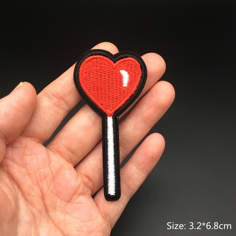 Cartoon Badges Clothes Embroidery Patch Applique Diy Sewing Decorative Ironing Patches For T-Shirt Stripes Clothing Stickers
