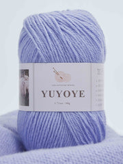 YUYOYE 100% Cashmere Yarn Hand-Knitting Wool Yarn 4-Ply Luxury Warm Yarn Crochet Soft Thread DIY Handcraft Handmade Wool Line