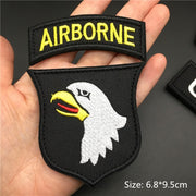 3D Tactical Badge Military Patches for Clothing Blood Type US Army Stripes on Clothes Backpack Applique Spain Flag Embroidered