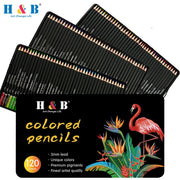 120 Colors Professional Oil Color Pencils Set Sketch Pencil Non-Toxic Wood Soft Bright Color Pencil Artist Paint School Supplies