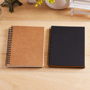 LE Sketchbooks Diary Painting Graffiti Soft Cover Black Paper Sketchbook Notepad Drawing Notebook Office School Supplies