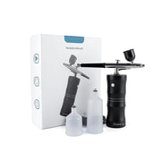 Foreverlily Mini Air Compressor Kit Air-Brush Paint Spray Gun Airbrush For Nail Art Tattoo Craft Cake Face Nano Fog Mist Sprayer
