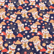 DIY 35x50CM Multicolor Japan Zephyr Pattern Cotton Pur-cut Patchwork Japanese Fabric Sewing Quilting Crafts for Handmade