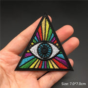 Cartoon Badges Clothes Embroidery Patch Applique Diy Sewing Decorative Ironing Patches For T-Shirt Stripes Clothing Stickers