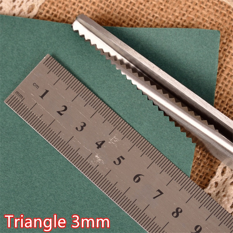 23.5cm Pinking Shears Handled Professional Stainless Steel Dressmaking Sewing Craft Scissors Zig Zag Fabric Decorative Edge Tool