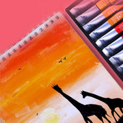 12/24 Colors Professional Acrylic Paint 20ml Drawing Painting Pigment Hand-painted for Kids DIY Artist