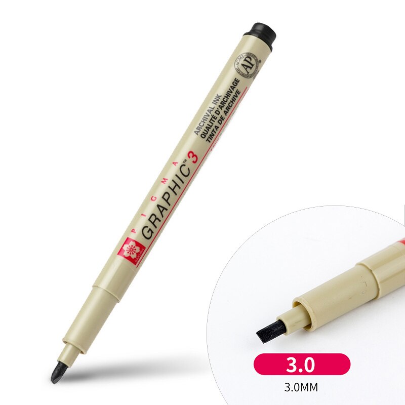 1Pc Pigma Micron Porous Point Pen Soft Brush Drawing Pen Liner Fineliner Sketch Needle Pen 005 01 02 03 04 05 08 1.0 Art Markers