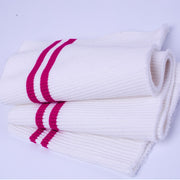 Buulqo 80cm Yarn Dyed Stripes Stretch Cuff DIY Cotton Knitted Fabric For Neckline Hem, Winter Jacket,Clothing Accessories Collar