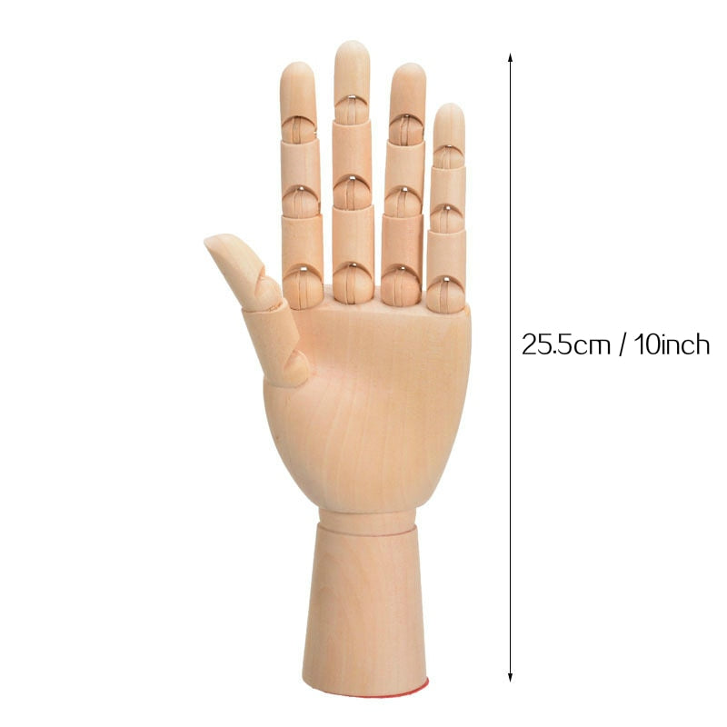 Drawing Sketch Mannequin Model Movable Limbs Wooden Hand Body Action Toys Figures Home Decor Artist Models Jointed Doll Gifts