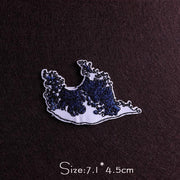 Punk Diy Embroidery Patches For Clothing Iron On Letter Embroidered Patches For Clothes Stripe Stickers For Shirt Jacket Badges