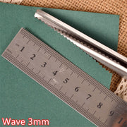23.5cm Pinking Shears Handled Professional Stainless Steel Dressmaking Sewing Craft Scissors Zig Zag Fabric Decorative Edge Tool
