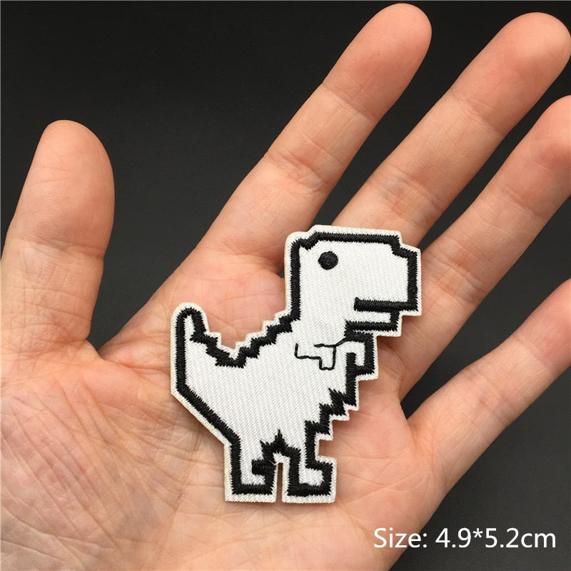 Cartoon Badges Clothes Embroidery Patch Applique Diy Sewing Decorative Ironing Patches For T-Shirt Stripes Clothing Stickers