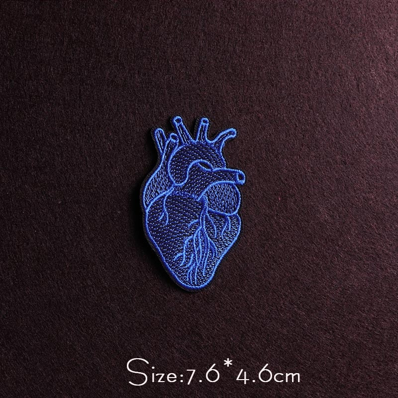 Punk Diy Embroidery Patches For Clothing Iron On Letter Embroidered Patches For Clothes Stripe Stickers For Shirt Jacket Badges