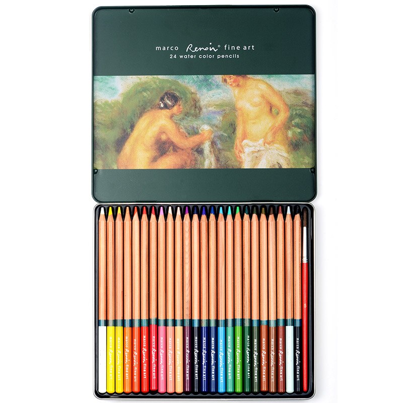 Andstal Marco Renoir 12/24/48/72/100/120 Colour Pencils Set Lapis De Cor Drawing Pencil Sketch Colored Pencils Art Supplies