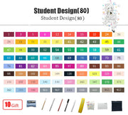 TouchFIVE 30/40/60/80/168 Color Alcohol Markers Dual Headed Artist  Sketch Oily Alcohol Ink Pen Marker For Animation Manga