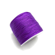 50Yards/Roll 0.8mm Nylon Cord Thread Chinese Knot Macrame Cord Bracelet Braided String DIY Tassels Beading String Thread