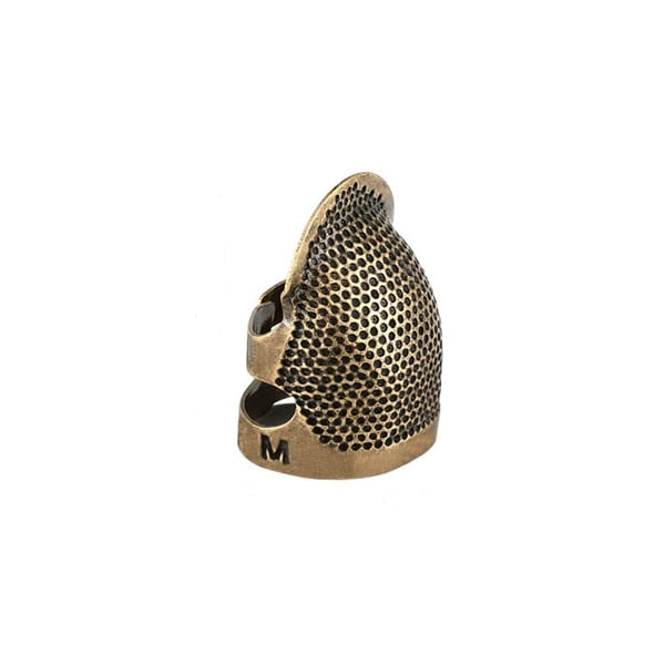 1PC Sewing Thimble Finger Protector Adjustable Thimble Metal Shield Protector for Needlework Craft DIY Embroidery Sewing Tools