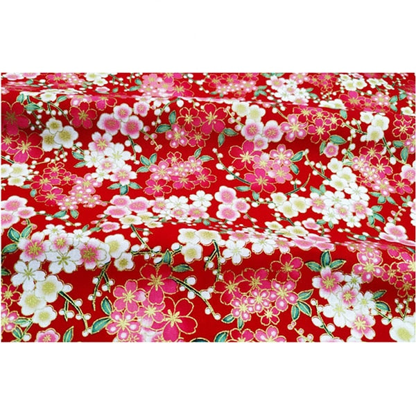 DIY 35x50CM Multicolor Japan Zephyr Pattern Cotton Pur-cut Patchwork Japanese Fabric Sewing Quilting Crafts for Handmade