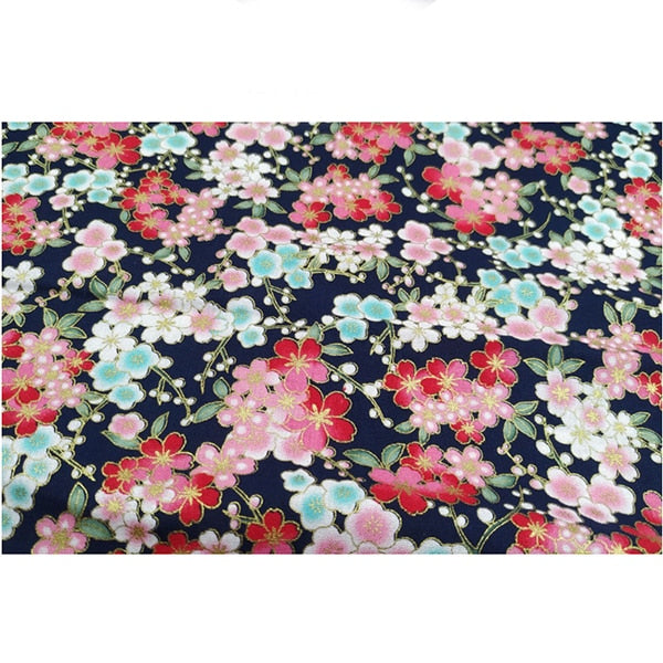 DIY 35x50CM Multicolor Japan Zephyr Pattern Cotton Pur-cut Patchwork Japanese Fabric Sewing Quilting Crafts for Handmade