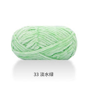 100g 80M Chenille Velvet Knitting Yarn Wool Thick Warm Crochet Knitting Yarns Cotton Baby Woolen DIY hand-knitted Sweater