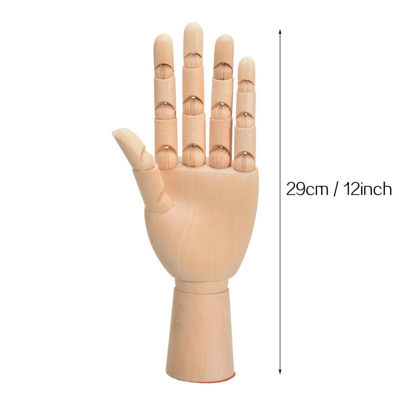 Drawing Sketch Mannequin Model Movable Limbs Wooden Hand Body Action Toys Figures Home Decor Artist Models Jointed Doll Gifts