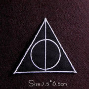 Punk Diy Embroidery Patches For Clothing Iron On Letter Embroidered Patches For Clothes Stripe Stickers For Shirt Jacket Badges