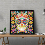 DIY Luminous Special shaped Diamond Painting Skull 5D Crystal Lighting Diamond Embroidery Cross-Stitch Kit Home Decor Gift