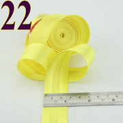 25mm(1&quot;) satin bright ironed single fold polyester bias binding tape table cloth garment quilt craft sewing accessories