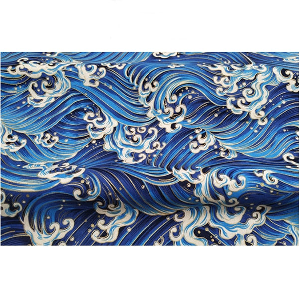 DIY 35x50CM Multicolor Japan Zephyr Pattern Cotton Pur-cut Patchwork Japanese Fabric Sewing Quilting Crafts for Handmade