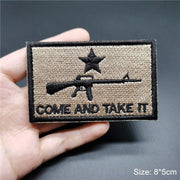 3D Tactical Badge Military Patches for Clothing Blood Type US Army Stripes on Clothes Backpack Applique Spain Flag Embroidered