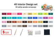 TouchFIVE 30/40/60/80/168 Color Art Markers Set Dual Headed Artist  Sketch Oily Alcohol based markers For Animation Manga