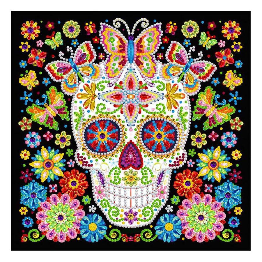 DIY Luminous Special shaped Diamond Painting Skull 5D Crystal Lighting Diamond Embroidery Cross-Stitch Kit Home Decor Gift