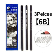 Maries Black Sketch Pencil for Drawing Painting HB 2H B 2B 3B 4B 5B 6B 7B 8B 10B 12B 14B Standard Pencil Stationery Art Supplies
