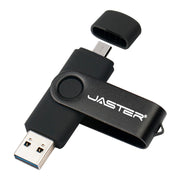 JASTER Rotated Micro usb interface OTG Flash drive pendrive 32GB 16GB 64GB USB Flash Drive for android phone tablet PC notebook