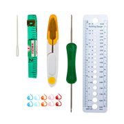 121pcs Stainless Knitting Needles Set 11Sizes 43/65/80cm Circular Knitting Needles 88pcs Straight Needles Crochet Hooks With Bag