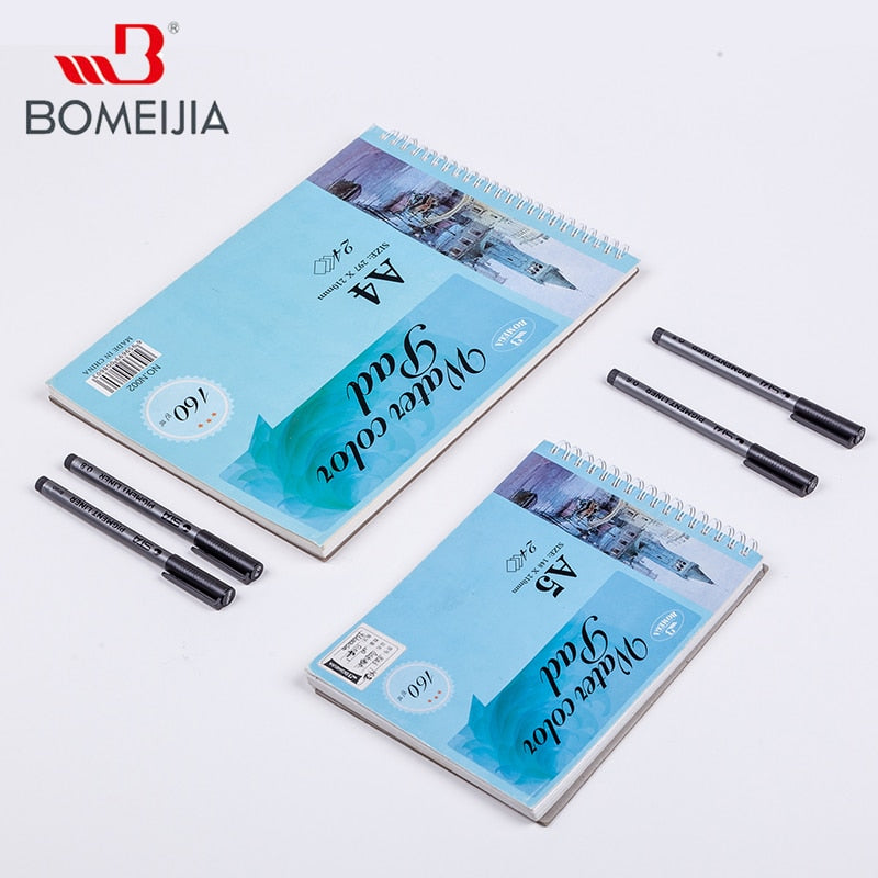 Watercolor book, traveling sketch book, hand-drawn simplicity, students&#39;blank graffiti book with watercolor paper Art Supplies