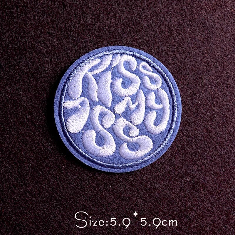 Punk Diy Embroidery Patches For Clothing Iron On Letter Embroidered Patches For Clothes Stripe Stickers For Shirt Jacket Badges