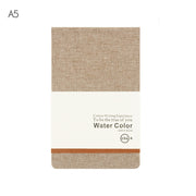 A5 Sketchbook for Watercolor Notebook Painting Hard Cover Travel Cuaderno Drawing Note Book Libreta Stationery Notepad Planner