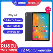 ALLDOCUBE iPlay 40 Tablet Android 2000*1200 IPS 8GB RAM 128G ROM One Cell Octa Core Phone Tablet PC Dual 4G lte BT5.0 CPU T618