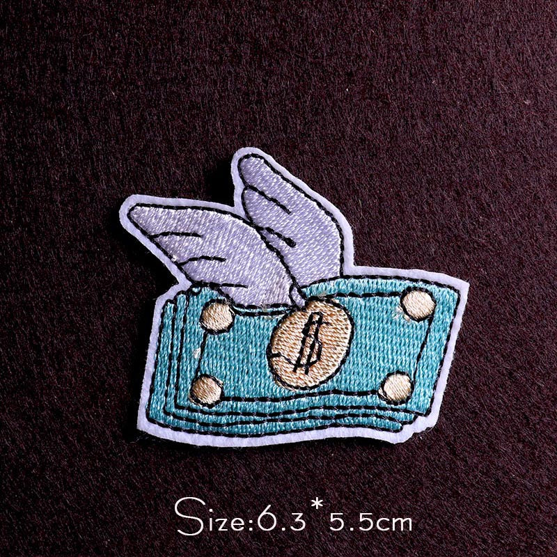 Punk Diy Embroidery Patches For Clothing Iron On Letter Embroidered Patches For Clothes Stripe Stickers For Shirt Jacket Badges